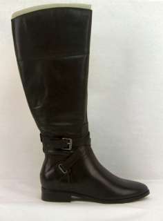 NEW IN BOX $190 CLARKS COUNTY FAIR BLACK LEATHER KNEE HIGH BOOTS 8M 
