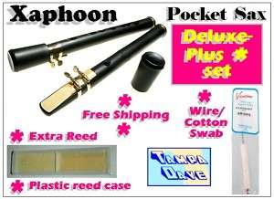 Xaphoon Pocket Sax /2 Reeds Plus Swab FREE Ship/US  