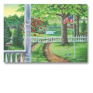    Hoffmaster 901 CC40 Patriotic Scene Placemat