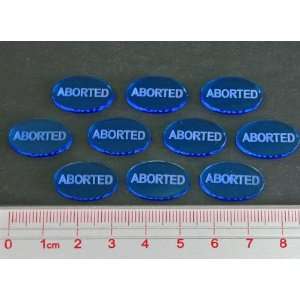  Aborted Tokens (Set of 10) Toys & Games
