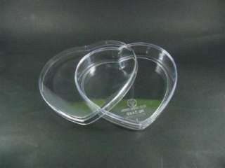 Plastic boxes Container Beads Storage Heart n.2440  