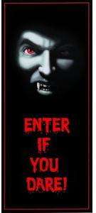 Halloween Vampire Door Cover/Poster   Enter if you Dare £2.99