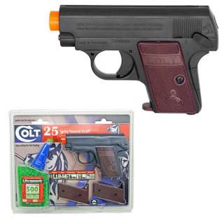 Colt 25 Spring Powered Airsoft Pocket Hand Gun Pistol Kit  