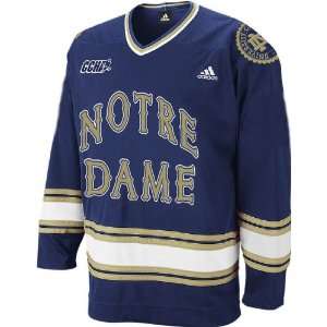 Adidas Notre Dame Fighting Irish Blue Premier Hockey Jersey  