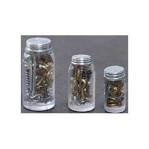  Miniature 3 Pc. Nuts and Bolts Jar Set sold at Miniatures 