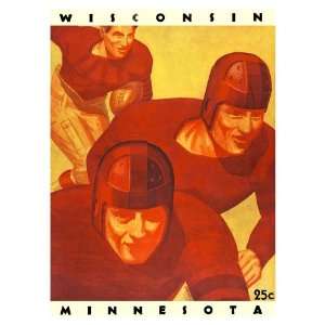  36 x 48 CANVAS (HFP) 1934 WISCON/MINNESOTA (890148 