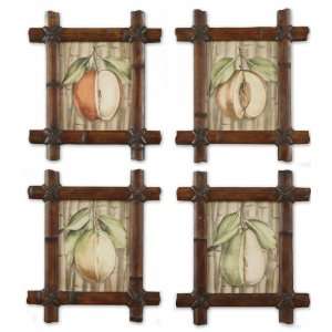  Fruit Slices I,Ii,Iii,Iv, Set of 4 by Uttermost
