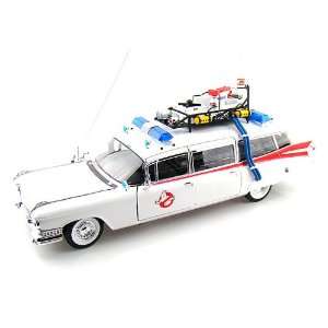 ECTO 1 From Ghostbusters Elite Edition 1/18 White Toys 