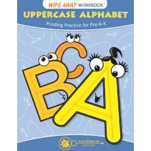  Uppercase Alphabet Wipe Away Workbook Toys & Games