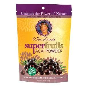 Wai Lana Superfruits Powder, Acai, 7 Ounce  Grocery 