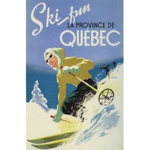 SKI IN CANADA PROVINCE DE QUEBEC SKIING WINTER SPORTS 