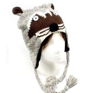  Animal Hat   Winter Animal Knit Beanie Trapper Hat 