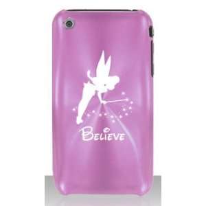 Apple iPhone 3G 3GS Pink C13 Aluminum Metal Case Tinkerbell Believe