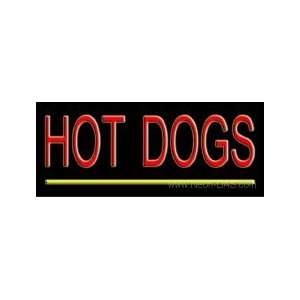 Hot Dogs Neon Sign 10 x 24
