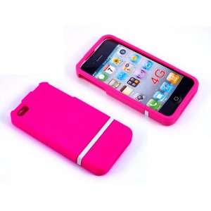   iPhone 4S (4 Slider White Bar Pink) Cell Phones & Accessories