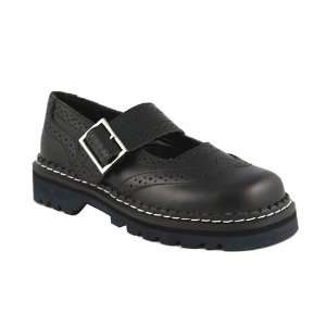  MJ 118, Wingtip Mary Jane Blk Leather Shoe Toys & Games
