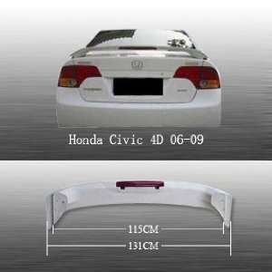  Honda Civic Sedan Spoiler Wing OE Style W/ LED 06 07 08 09 