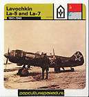 LAVOCHKIN La 5 & La 7 Soviet Fighter Airplane WW2 CARD