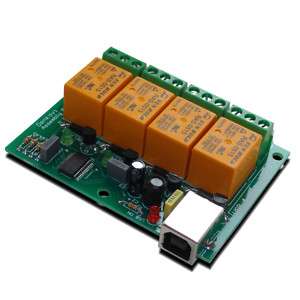 USB Four(4) Relay Module,Board for Home Automation  