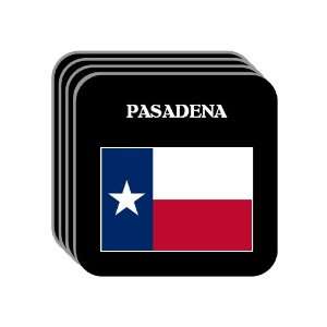 US State Flag   PASADENA, Texas (TX) Set of 4 Mini Mousepad Coasters