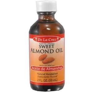    De La Cruz Sweet Almond Oil   Aceite De Almendras 2 oz Beauty