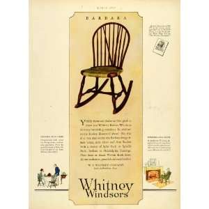  1927 Ad W F Whitney Windsors Ashburnham Massachusetts 