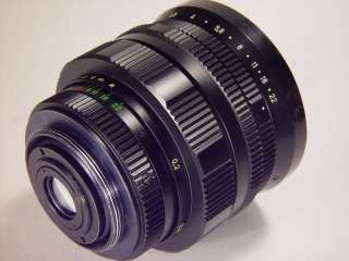 Lens Mir 10A 3.5/28mm M42 Exc++. s/n 842602.  