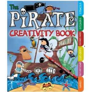  The Pirate Creativity Book Includes Games, Fold Out 