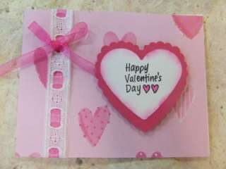 Handmade VALENTINES DAY Card Vintage Eyelet Lace Stampin Up 