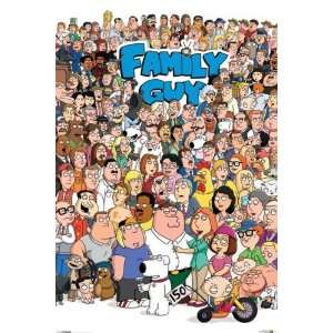  Family Guy   TV Show Poster (All Characters) (Size 24 x 