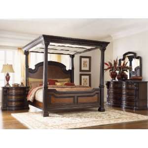 King Canopy Bed by Fairmont Designs   Cinnamon (C7002 09R 