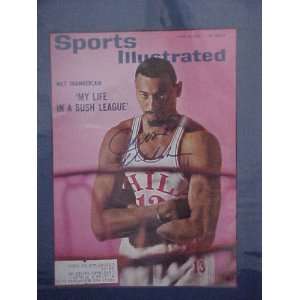 Wilt Chamberlain Autographed Signed Sports Illustrated Magazine 