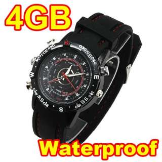 4GB Spy Watch Camera WaterProof Hidden Recorder DVR W01  