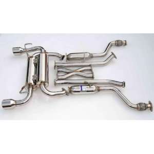   4WD Gemini Rolled Stainless Steel Tipped Cat Back Exhaust System