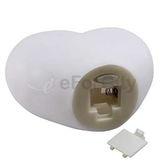 LED Red Green Blue Color Changing Love Heart Shape Romantic Lamp Light 