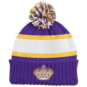 Los Angeles Kings Vintage On The Pond Cuffed Pom Knit Hat  