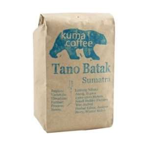 Kuma Coffee   Tano Batak Sumatra Coffee Beans   12 oz  