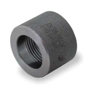 Forged Steel Black and Galvanized Pipe Fittings Half Coupling,3/4 In,T 