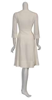 EMANUEL UNGARO Angelic Ivory Silk Eve Dress $3110 4 NEW  