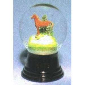 Wild Horses Snow Globe