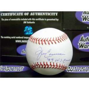 John Candelaria autographed Baseball inscribed 79 W.C 