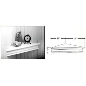  CRL White 14 Corner Wood Shelf Kit by CR Laurence