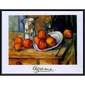   Glass and Plate with Fruit   Artist Paul Cezanne  Poster Size 24 X