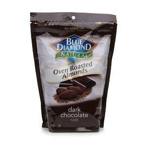 Blue Diamond Almonds, Oven Roast Dark Chocolate, 14 Ounce  