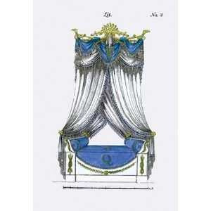  French Empire Bed No. 3   Paper Poster (18.75 x 28.5 