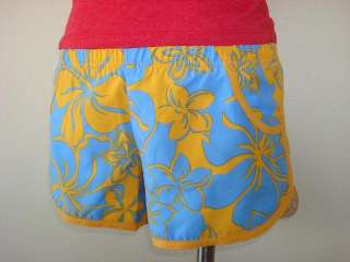 Womens Billabong Board Shorts Hawaiian Flower Yellow M  