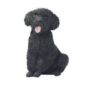 Black Poodle Puppy Dog Statue