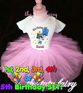   Birthday Outfit Tutu & Personalized Shirt Set name age 1st 2nd 3rd 4th