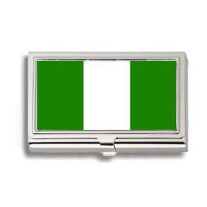  Nigeria Nigerian Flag Business Card Holder Metal Case 