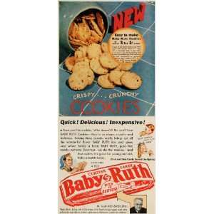   Ad Baby Ruth Curtiss Candy Cookies Dr Allan Dafoe   Original Print Ad